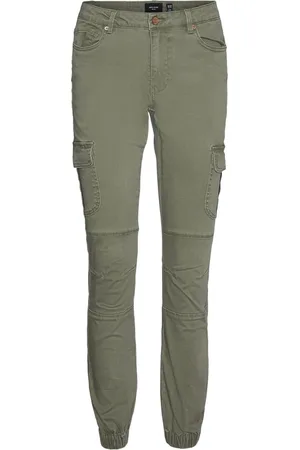VERO MODA Broek Vmivy Mr Ankle Cargo Pants Noos 10291832 Ivy Green Dames