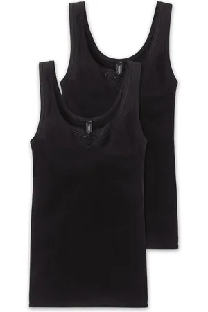 Schiesser Cotton Essentials 2PACK Tanktop Dames Onderhemd