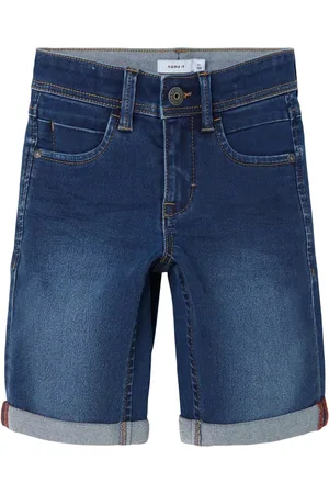 NAME IT KIDS NKMSOFUS DNMTAX 2012 LONG SHORTS NOOS Jongens Broek - 128