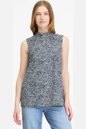 Ragwear Top Angyc print mouwloos - maat XL