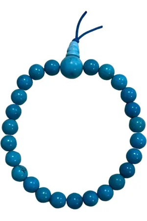 Ruben Robijn Kralenarmband Turkoois gekleurd 8 mm