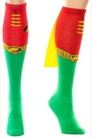 Batman Robin Caped Knee High Sokken