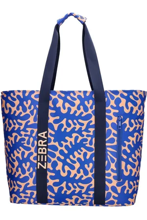 Zebra Trends Sally Strandtas - Koeltas - Koelvak - Vrolijke Prints - Praktisch - Vakken - Natgoedvak - Antidiefstalvak - Koeltas