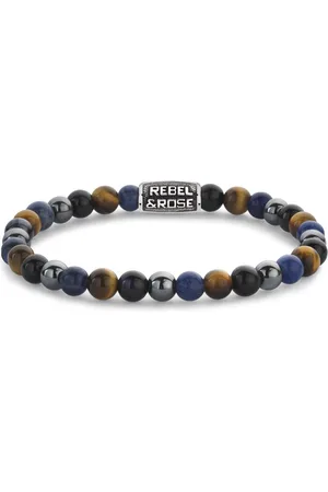 Rebel & Rose Armband - Staal/Beads |