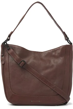dR Amsterdam Schoudertas | Schoudertas dames | Crossbody tas dames | Handtassen dames | Leren schoudertas | Tampa - 933765 Brown