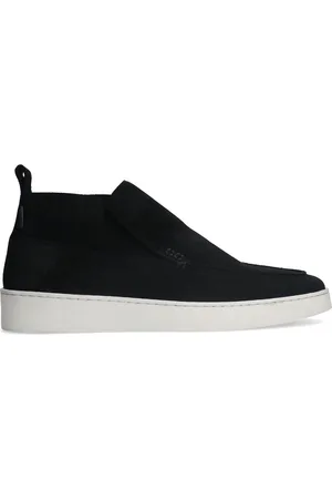 Manfield Heren - Zwarte suède boots