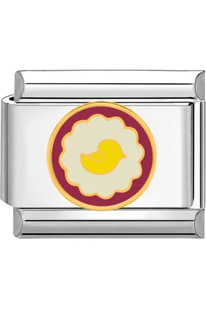quiges Schakel - Bedel - 9mm - charms - Chicks - Geschikt voor - Nomination- armband - Schakelarmband - italy bedels armband