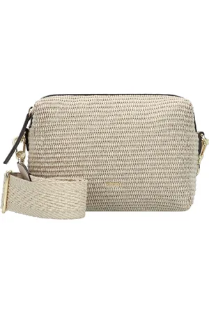 Abro+ Schoudertas Fabric Raffia Shoulder Bag Kaia Beige