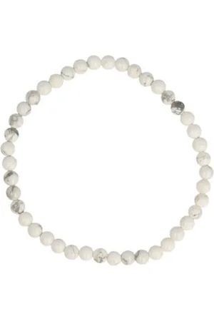 Ruben Robijn Howliet kralenarmband 4 mm