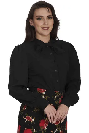 Banned Retro Spot Texture Blouse - L