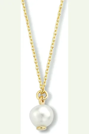 Marie-Celeste Marie Celeste ketting parel 42 - 45 cm - Goud