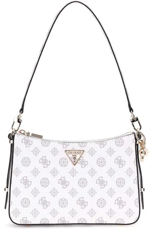 Guess Schoudertas Eco Erica Top Zip Shoulder Bag Wit