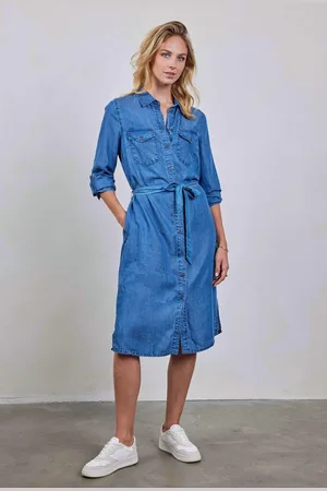 DIDI Dames Dress Dani Denim mid blue maat 40