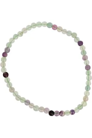 Ruben Robijn Fluoriet kralenarmband 4 mm