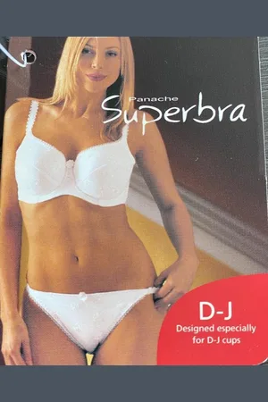 Panache Lingerie Daisy BH - underwired balconnet bra - met geborduurde bloemetjes - maat H75