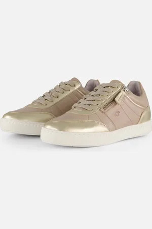 Aqa Sneakers taupe Leer - Dames