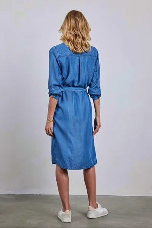DIDI Dames Dress Dani Denim mid blue maat 42