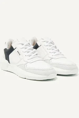 Nubikk ROQUE ROAD WAVE WHITE LEATHER - NAVY-31