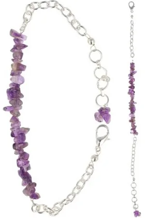Ruben Robijn Bar Armband - Amethist