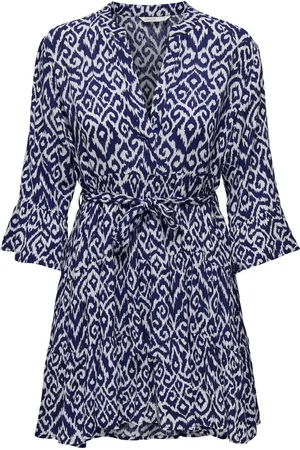ONLY ONLCLEMMENTINE LIFE 3/4 DRESS WVN NOOS - Dames - Mini jurken