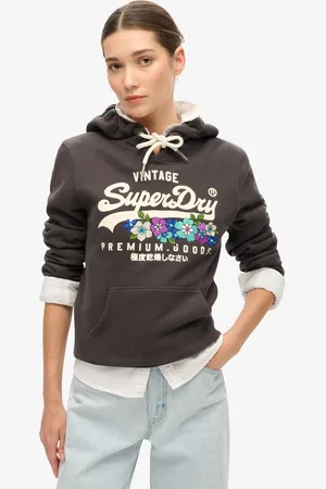 Superdry Vintage Logo Floral Hoodie Dames