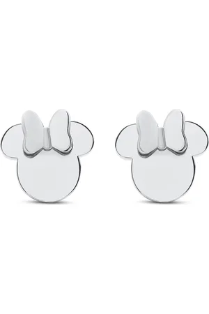 Disney 4-DIS053 Minnie Mouse Oorbellen - Minnie Oorknopjes - Sieraden - 6,4x7,6mm - Staal - Hypoallergeen