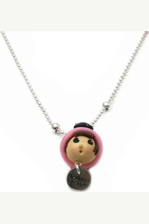 Heaven Eleven Meisjes ketting - RVS ballchain pop