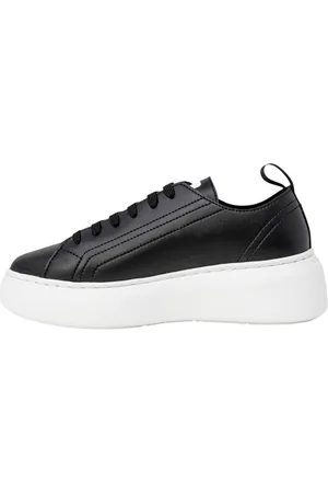 Armani Exchange Leren Instappers Met Sportieve Details