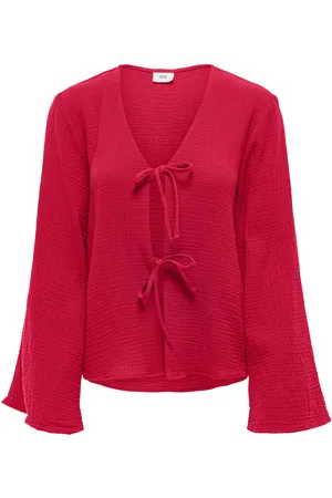 JDY Jacqueline de Yong Blouse theis Life L/s Top Wvn Dia 15341079 Ski Patrol Dames