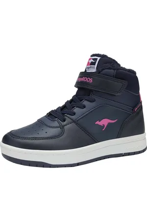 KangaROOS K-CP Bound Mid EV hoge unisex kindersneaker warme voering marine