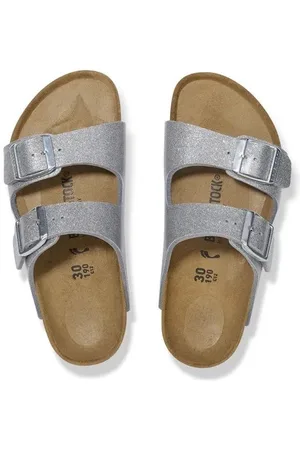 Birkenstock Arizona Kids Birko-Flor Sparkling Light Silver
