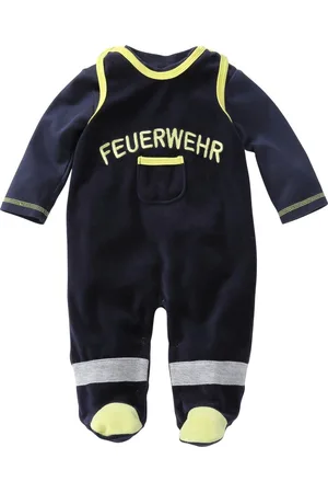Playshoes Longsleeve met babypakje brandweer marine