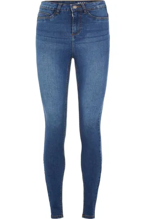 Noisy May Jeans Nmcallie Hw Skinny Jeans Vi021mb Noos 27007979 Medium Blue Denim Dames