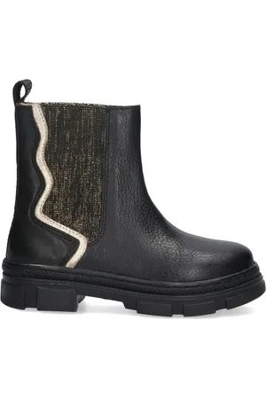 Braqeez 424661-589 Meisjes Chelsea Boots - - Leer - Ritssluiting