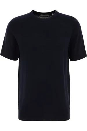 Van gils Fijngebreid T-shirt van merinowol