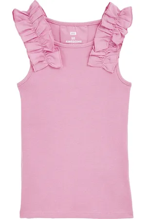 WE Fashion Meisjes top met ruches