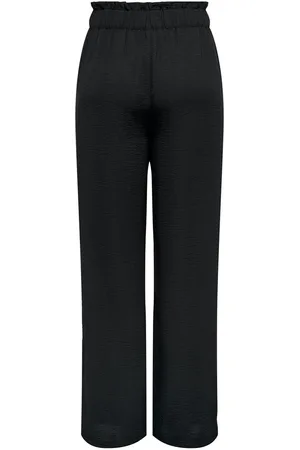 JDY Jacqueline de Yong Broek divya Hw Wide Pants Wvn 15271184 Black Dames