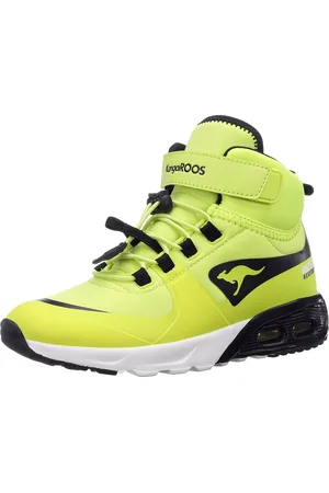 KangaROOS KX-Hydro High-Top Kids Unisex Sneaker Waterdicht 18598 limoen/zwart