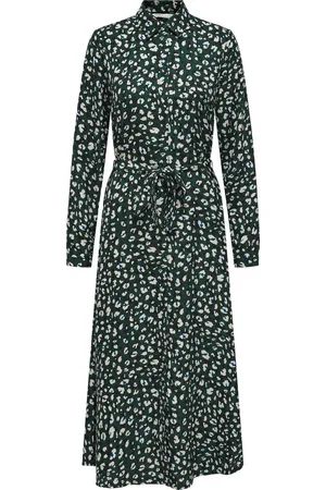 ONLY ONLGERRY L/S SHIRT DRESS CS WVN Dames Jurk