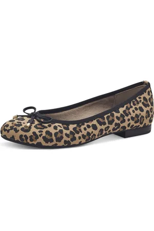 Marco Tozzi MT Vegan MT Soft Lining Dames Schoenen - BLACK/LEO - MAAT 39