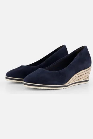 Tamaris Pumps met sleehak Leer - Dames