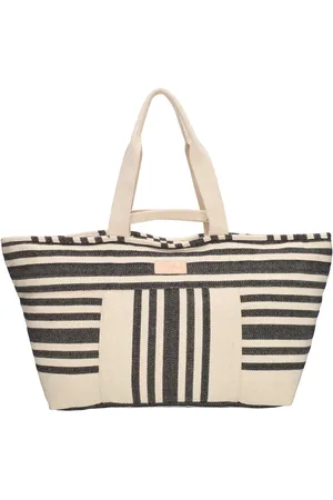 Zebra Trends Richelle Strandtas XL - Ritssluiting - Grote Shopper - Canvas Beach Bag - Ibiza