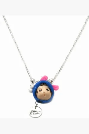 Heaven Eleven Meisjes ketting - RVS ballchain pop