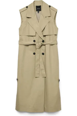 VERO MODA Gilet Vmlea Sl Calf Vest 10324651 Twill Dames