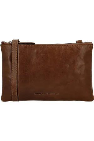 Hide & Stitches Westland Crossbody Schoudertas - - 100% Leer