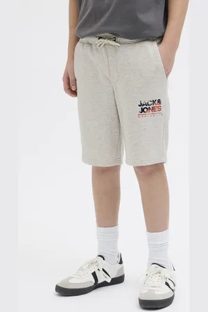 JACK & JONES Jack&Jones kids Short LUKE White Melange SS25 Slim Fit