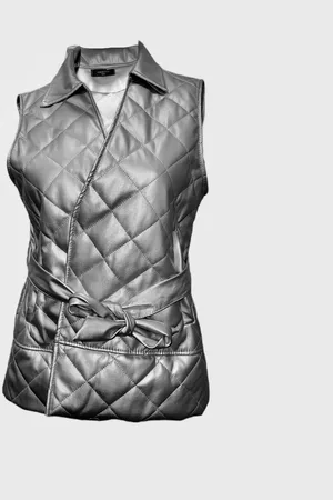 Merkloos Dames PU Gilet Chastar - - L/XL (40-42)