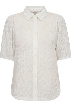 Freequent Blouse Fqtrina Shirt 205615 Star Off White Dames