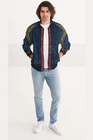 Merkloos RFK Original-RED VELVET- Bomber jacket- Heren - Buitenjassen- XS - S - L - XL- XXL