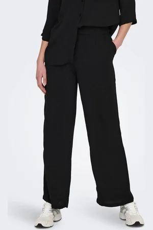 JDY Jacqueline de Yong Broek divya Hw Wide Pants Wvn 15271184 Black Dames